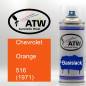 Preview: Chevrolet, Orange, 516 (1971): 400ml Sprühdose, von ATW Autoteile West.